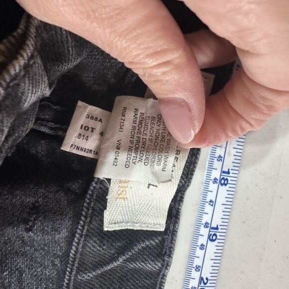 L.L. Bean Double L Comfort Waist Jeans Size 20 Mom Jeans Hi Rise Black - Picture 8 of 12